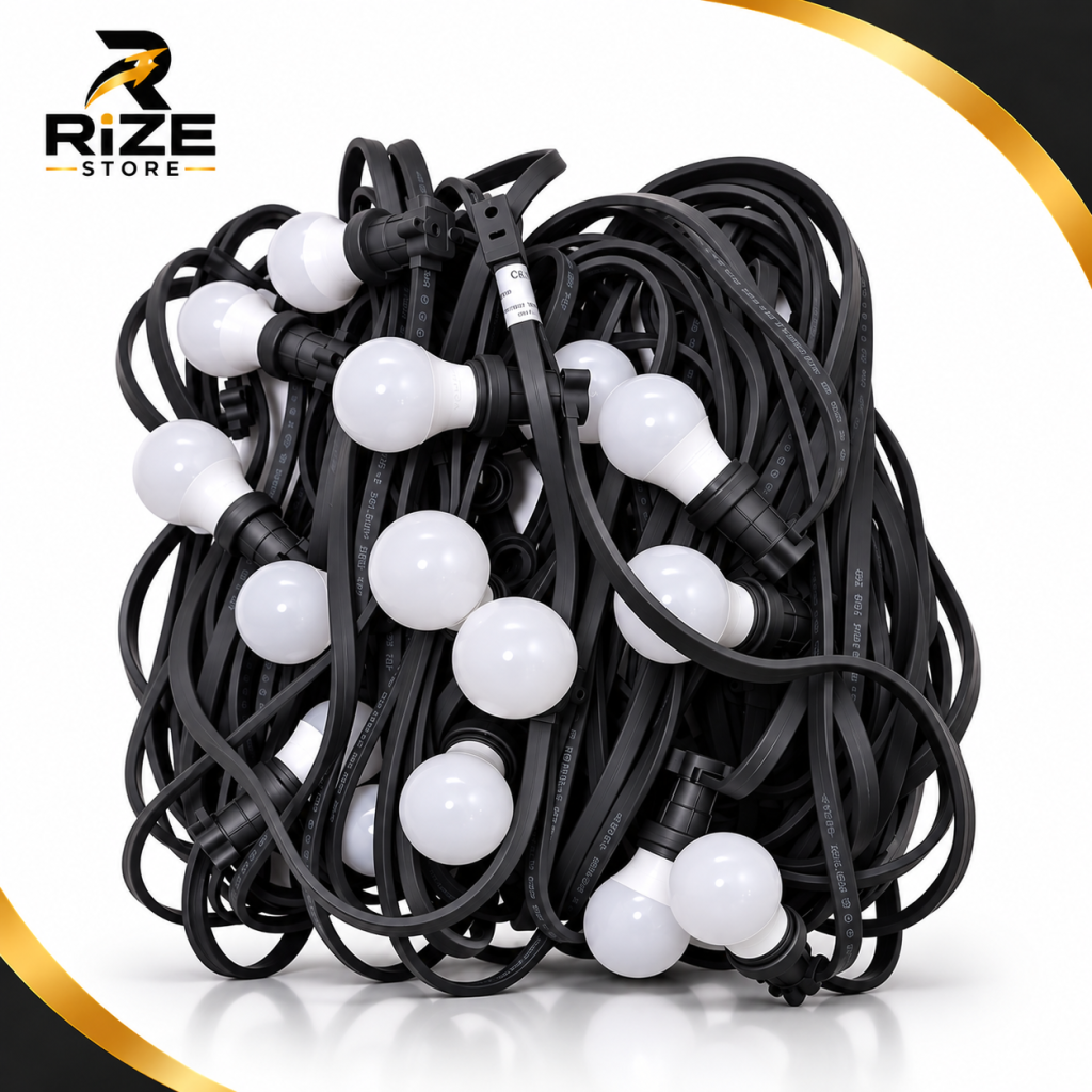 حبل لمبات أفراح LED للزينة وإضاءة الساحات والحدائق | RIZE STORE